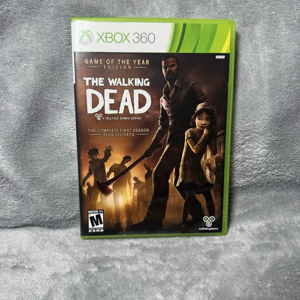 Xbox 360 THE WALKING DEAD COMPLETE FIRST Season GAME Of YEAR EDITION with Manual